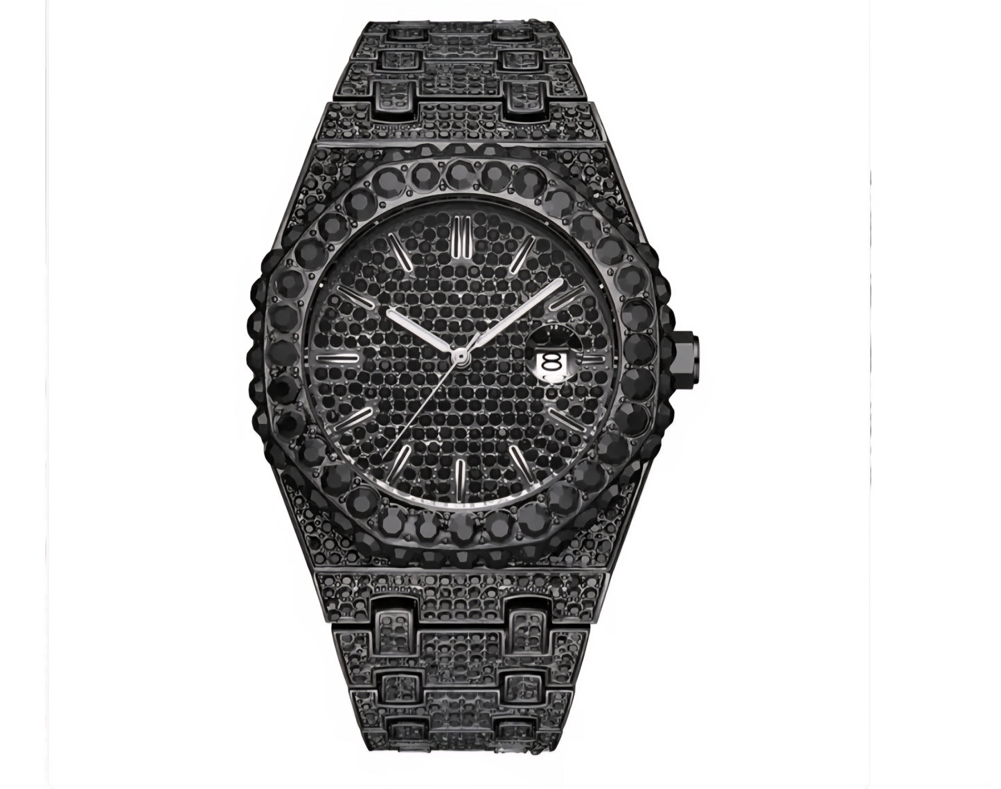 Men's Starry Diamond Quartz Watch