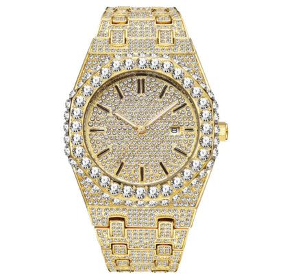 Men's  Starry Diamond Quartz Watch